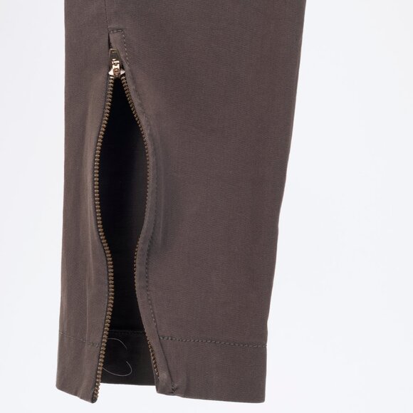 Brunello Cucinelli Brown Cotton-Twill Equestrian Trousers - Picture 6 of 11
